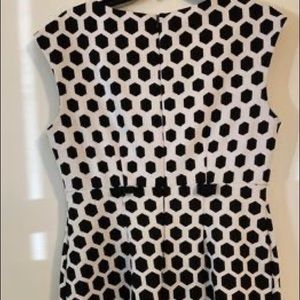 White and Black Dress